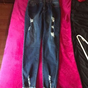 High-tech waist jeans